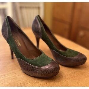 Donald Pliner Women's Green and Silver Footwear Size 8M